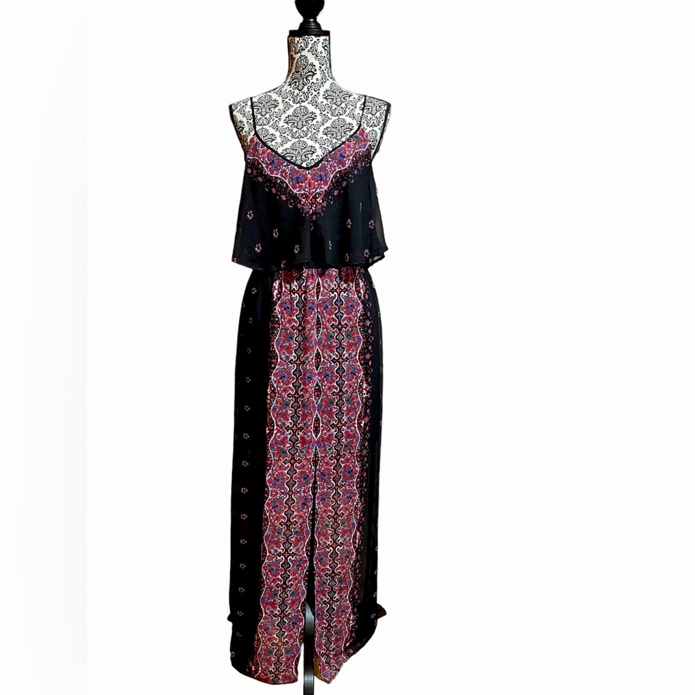 Boho Express Chiffon Maxi Dress